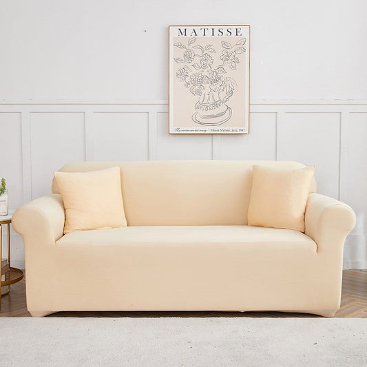 Beige - Housse de Canapé Extensible