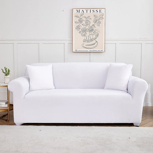 Blanc - Housse de Canapé Extensible