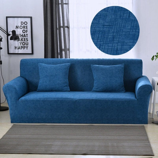 Bleu - Housse de Canapé Extensible