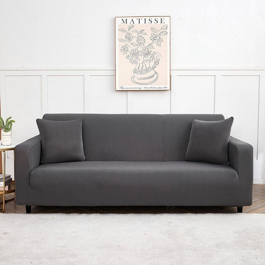 Gris anthracite - Housse de Canapé Extensible